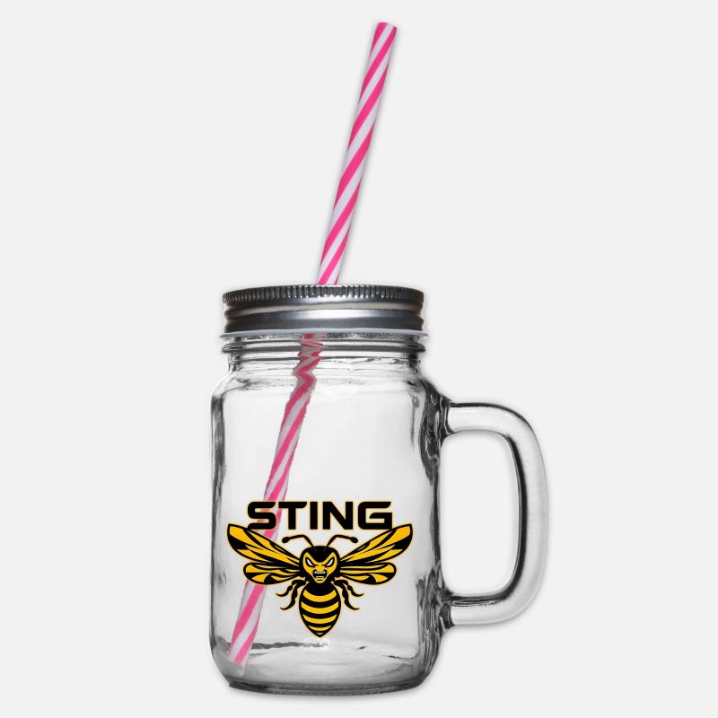 Sting : La Guêpe en colère - Bocal à boisson - transparent
