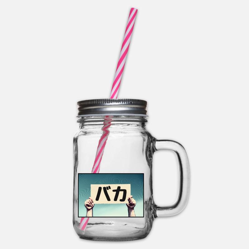 Pancarte - Baka ! - Bocal à boisson - transparent