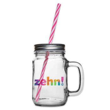 ZEHN 10 JAHRE 10. GEBURTSTAG - Henkelglas mit Schraubdeckel - Klar - Rechts