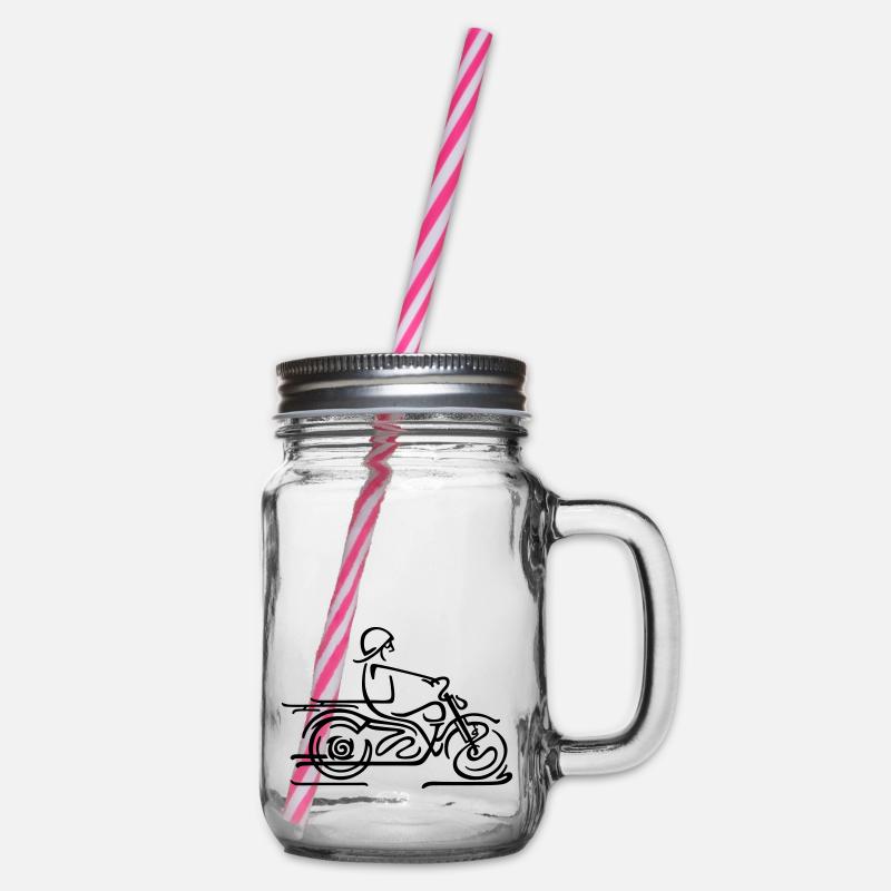 motocyclette - Bocal à boisson - transparent