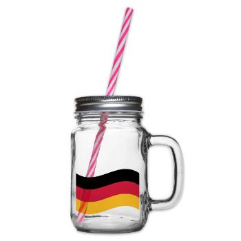 Deutschland - Henkelglas mit Schraubdeckel - Klar - Rechts