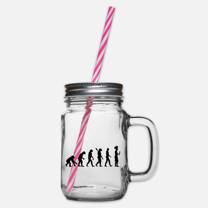 Evolution Koch - Henkelglas mit Schraubdeckel - Klar