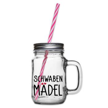 Schwabenmädel - Henkelglas mit Schraubdeckel - Klar - Rechts