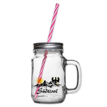 Südtirol Design - Henkelglas mit Schraubdeckel - Klar - Rechts