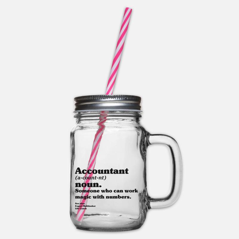Définition comptable - Bocal à boisson - transparent