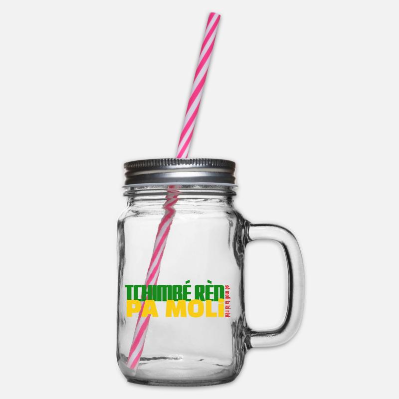 Tchimbé rèd pa moli - Bocal à boisson - transparent