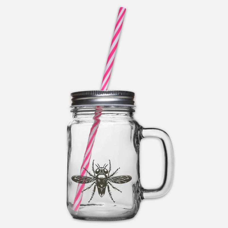 Mouche Mouche - Bocal à boisson - transparent