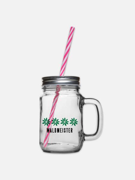 Waldmeister 2014 - Henkelglas mit Schraubdeckel - Klar