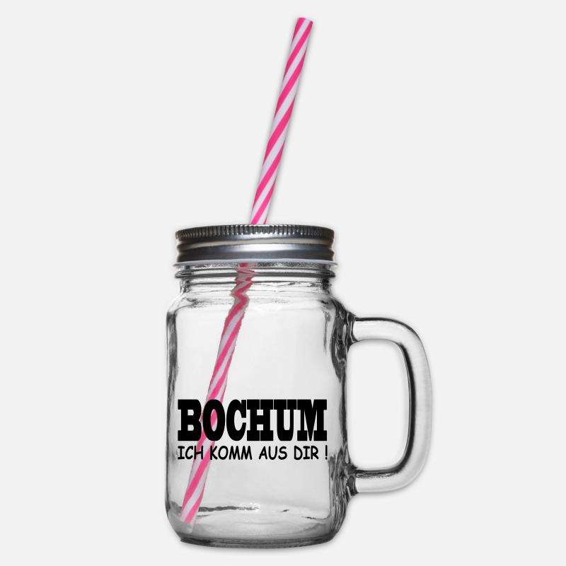 Bochum - Ich komm aus dir! - Henkelglas mit Schraubdeckel - Klar