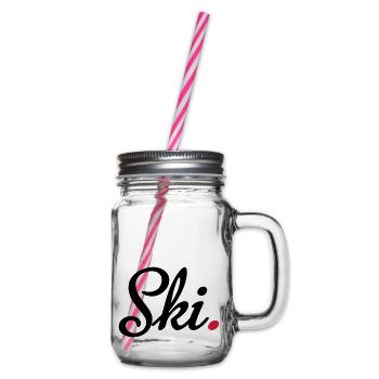 ski - Henkelglas mit Schraubdeckel - Klar - Rechts