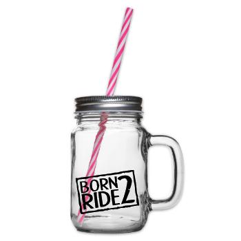 Born 2 Ride - Bocal à boisson - transparent - Droite