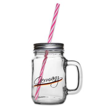 Germany - Glass jar with handle and screw cap - clear - Right
