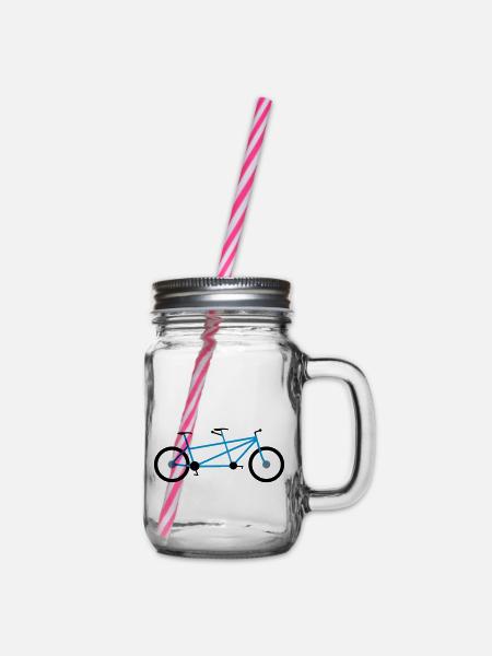 tandem - Henkelglas mit Schraubdeckel - Klar