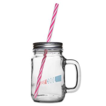 design cool sexy fou - Bocal à boisson - transparent - Droite
