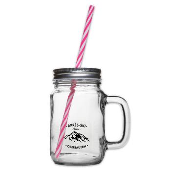 Après-Ski Obertauern - Glass jar with handle and screw cap - clear - Right