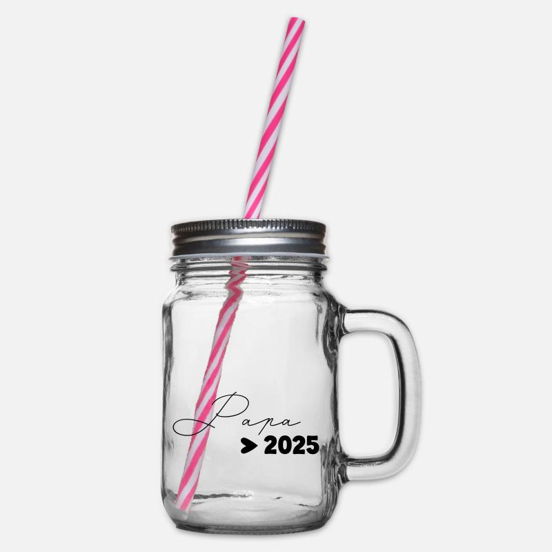 Papa 2025 - Bocal à boisson - transparent