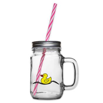 Ente gut alles gut - Henkelglas mit Schraubdeckel - Klar - Rechts