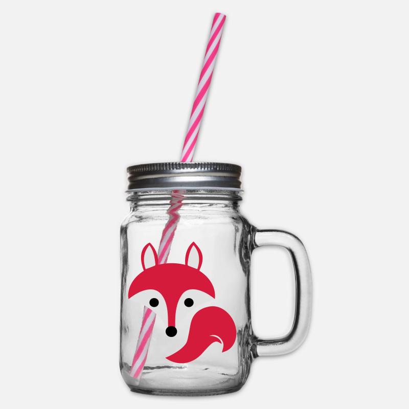 Fuchs - Henkelglas mit Schraubdeckel - Klar