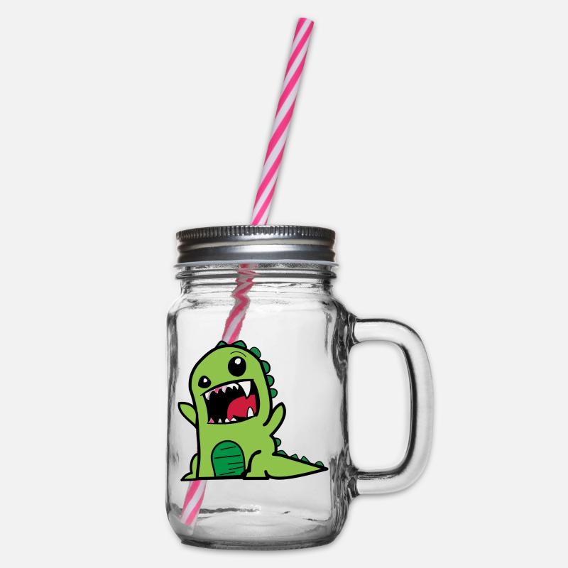 kleines grünes Monster - Bocal à boisson - transparent