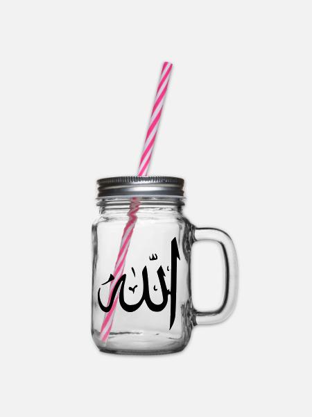 Allah - Henkelglas mit Schraubdeckel - Klar