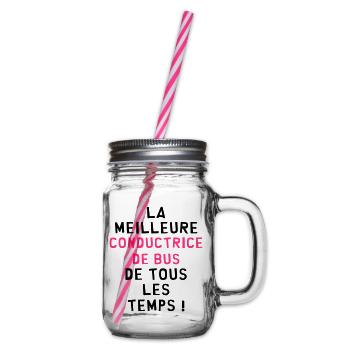 Bus / Conducteur / Chauffeur / Machiniste / Car - Bocal à boisson - transparent - Droite