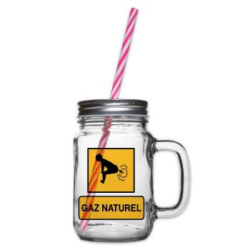 Gaz naturel - Bocal à boisson - transparent - Droite