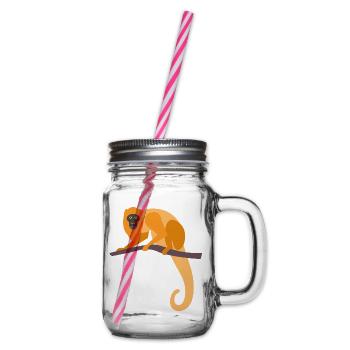 Wildtiere - Henkelglas mit Schraubdeckel - Klar - Rechts