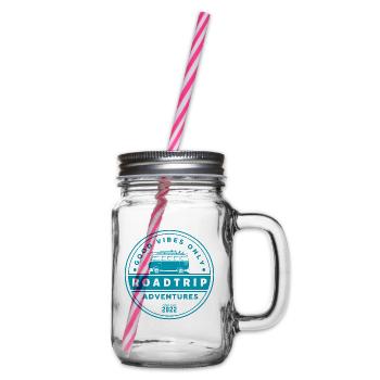 Road Trip Vibes Vanlife Seal - Bocal à boisson - transparent - Droite
