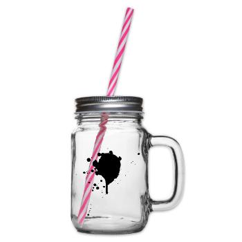 Éclaboussures de couleur - Bocal à boisson - transparent - Droite