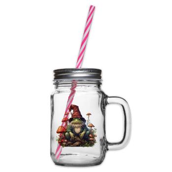 WIZARD FROG - Glass jar with handle and screw cap - clear - Right