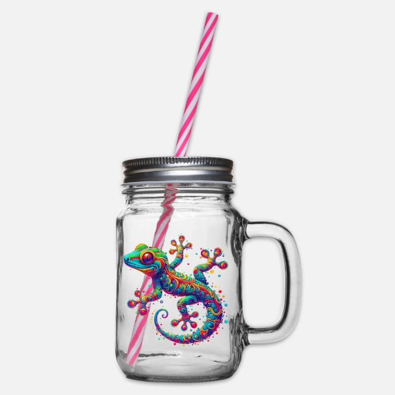 Gecko - Bocal à boisson - transparent