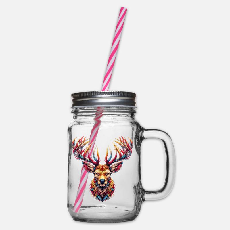 Cerf - Bocal à boisson - transparent