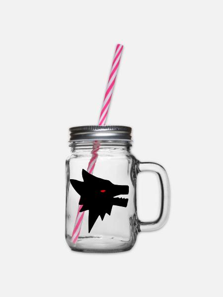 Wolf - Henkelglas mit Schraubdeckel - Klar