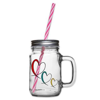 ALLES GUTE ZUM GEBURTSTAG. MAMA. MUTTERTAG - Henkelglas mit Schraubdeckel - Klar - Rechts