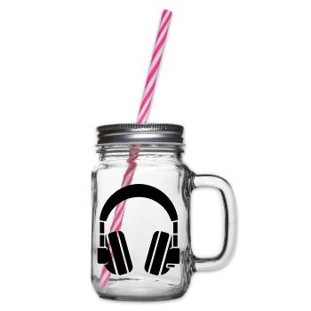 Gaming-Headset - Henkelglas mit Schraubdeckel - Klar - Rechts