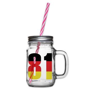 Maillot de l’Allemagne numéro 81 - Bocal à boisson - transparent - Droite