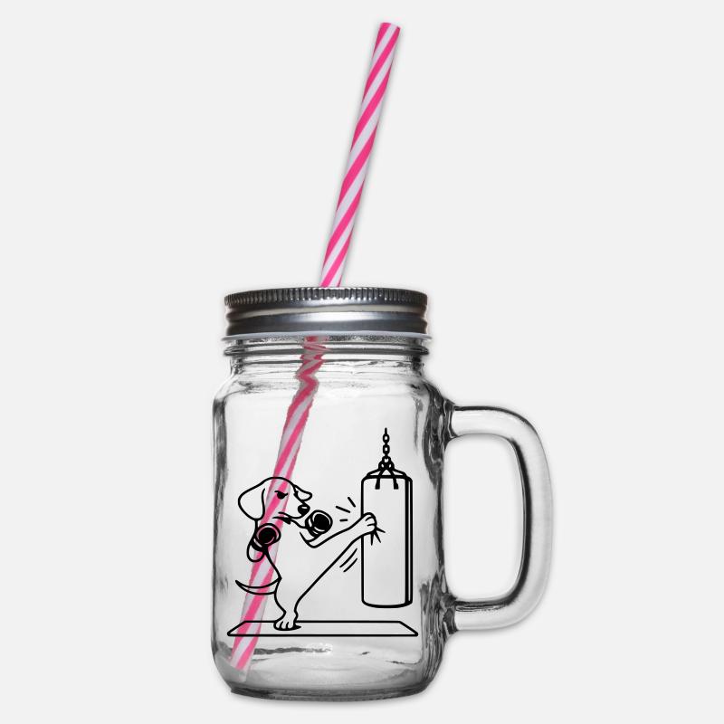 Teckel de kickboxing Boxing - Bocal à boisson - transparent