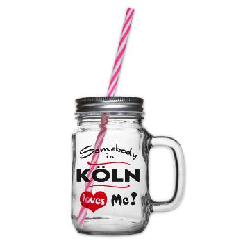 Ville de Cologne T-shirt urbain Ville Heimatliebe - Bocal à boisson - transparent - Droite