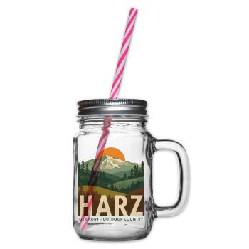 Harz Germany Outdoor Country - Henkelglas mit Schraubdeckel - Klar - Rechts