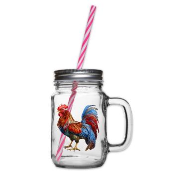 Hahn - Henkelglas mit Schraubdeckel - Klar - Rechts