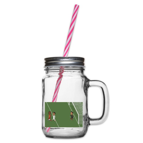 Backheel goal BG - Glass jar with handle and screw cap