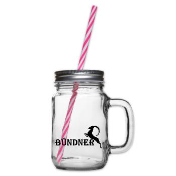Bündner - Henkelglas mit Schraubdeckel - Klar - Rechts