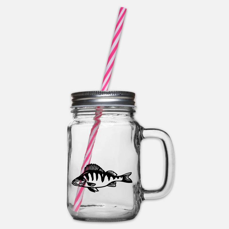 barsch - Henkelglas mit Schraubdeckel - Klar
