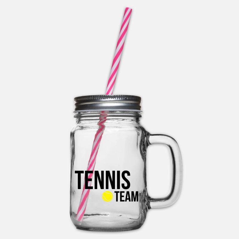 tennis_team - Bocal à boisson - transparent