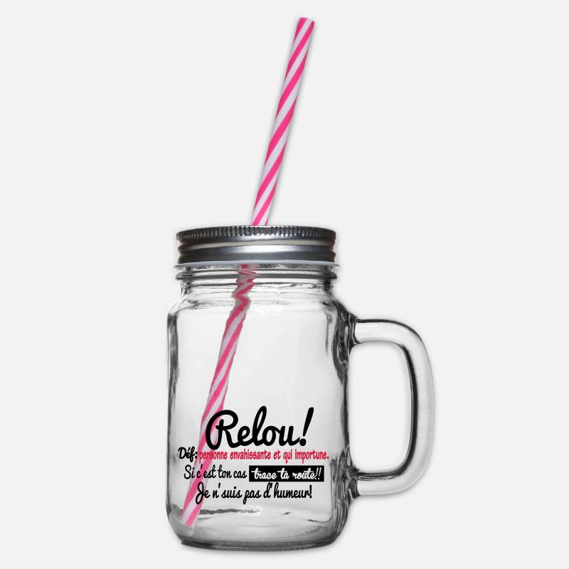 RELOU:définition!!! - Bocal à boisson - transparent