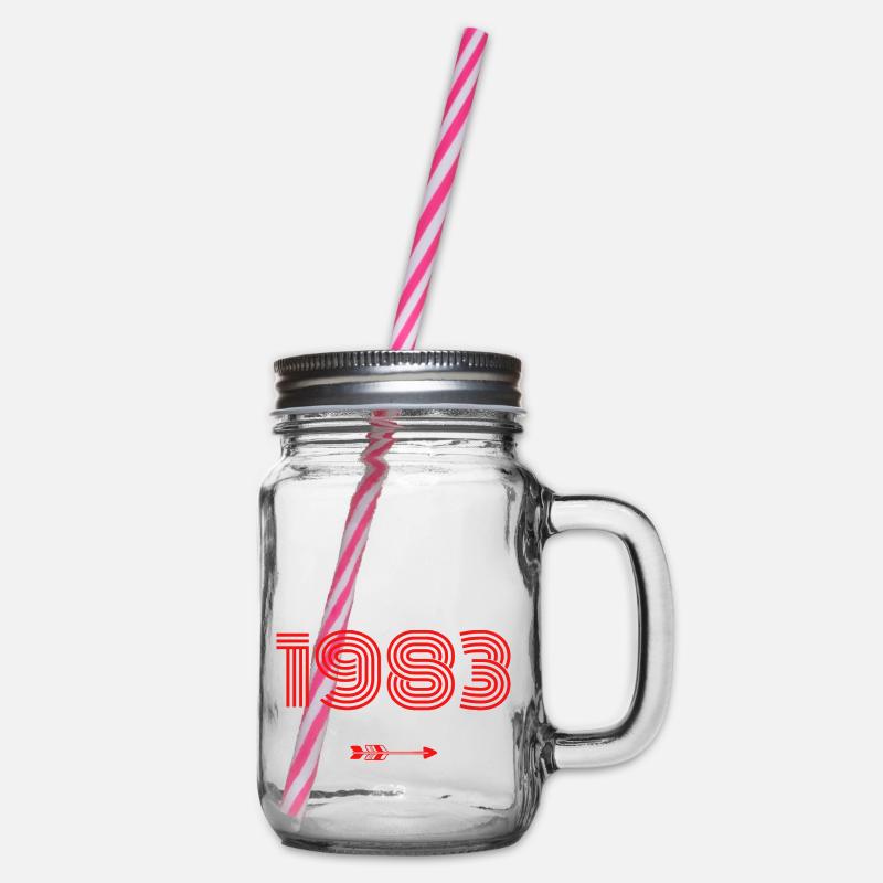 Né en 1983 - Bocal à boisson - transparent