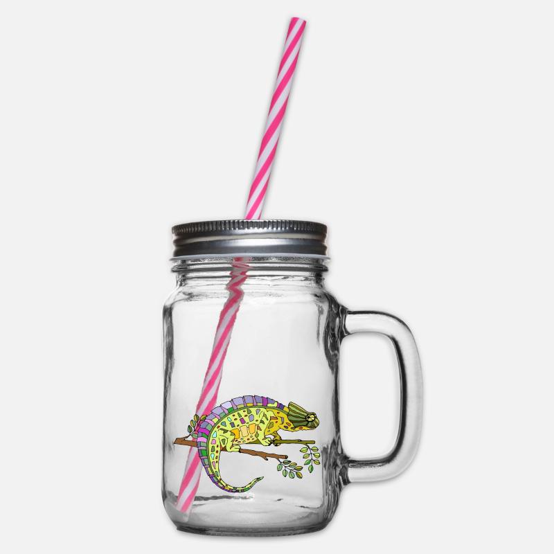 Caméléon - Bocal à boisson - transparent
