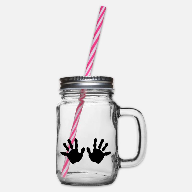 Hands - Bocal à boisson - transparent