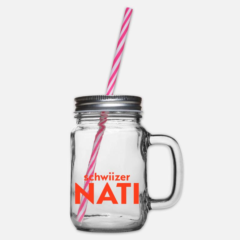 Schwiizer Nati - Bocal à boisson - transparent