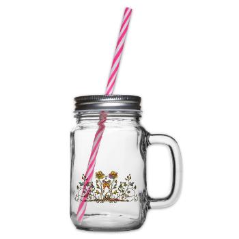 Fleur - Bocal à boisson - transparent - Droite